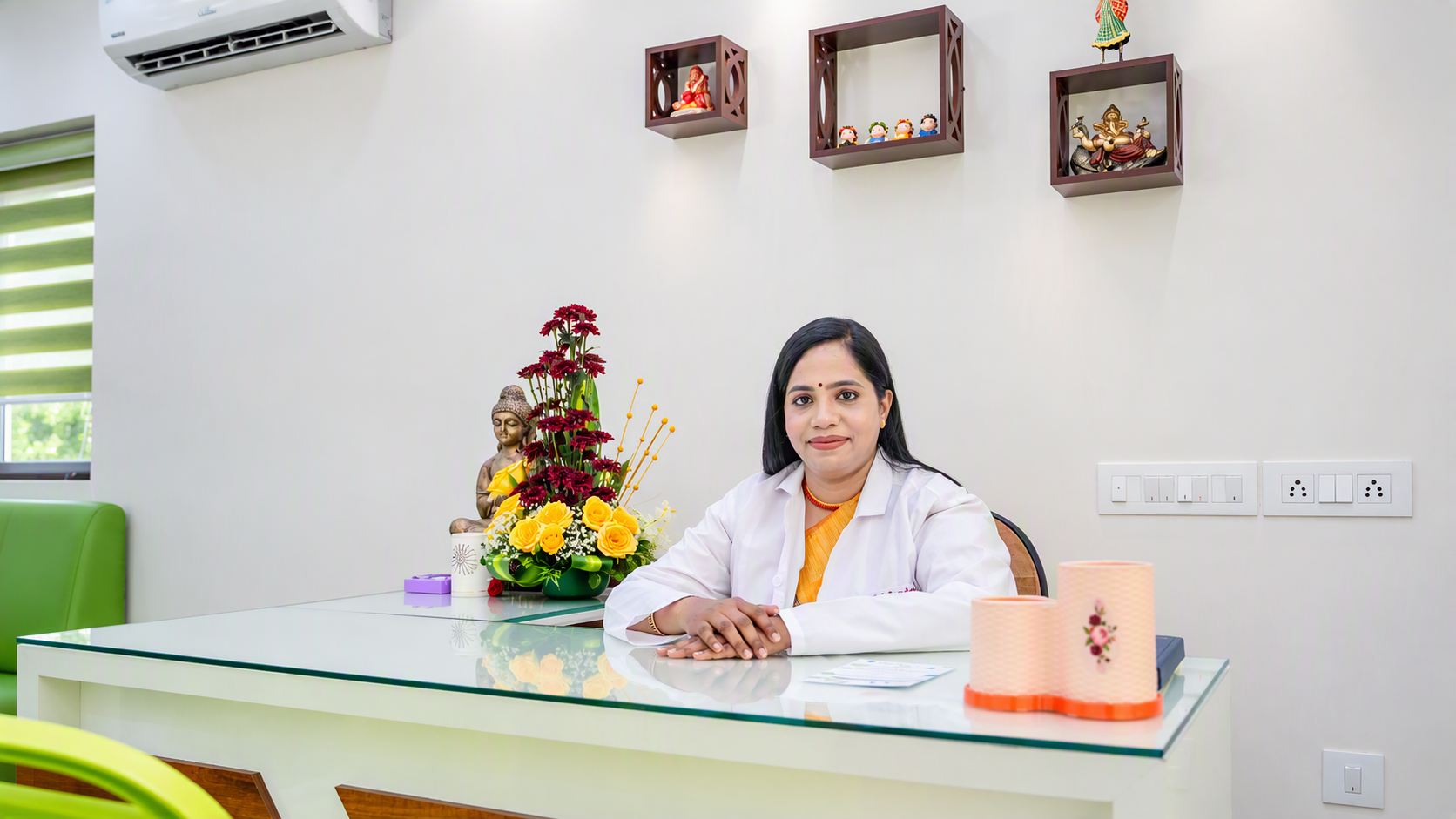 Dr. Harshali U. Bandekar at the clinic